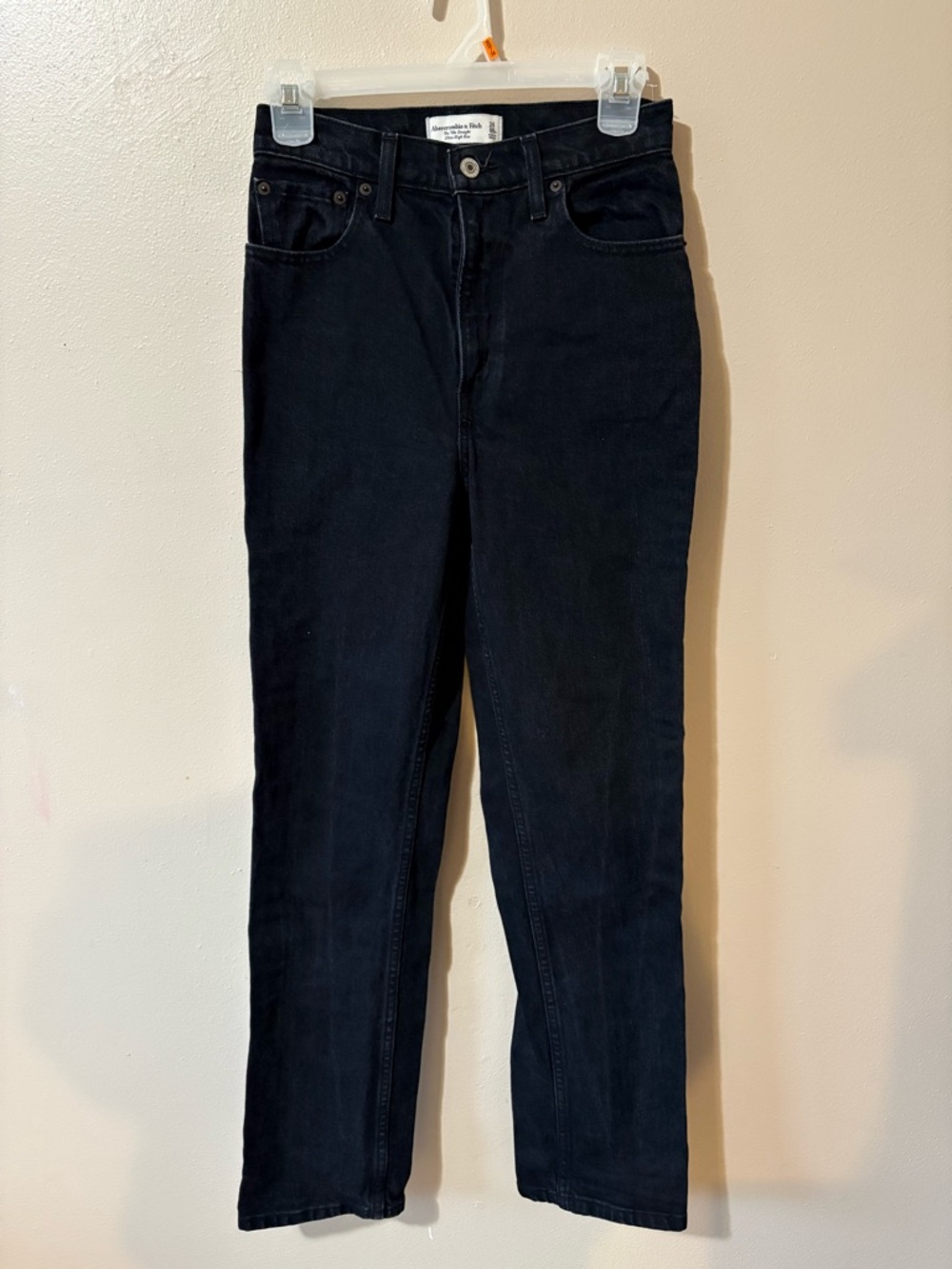 Abercrombie & Fitch the 90s straight ultra High Rise jeans Womens size 24/00